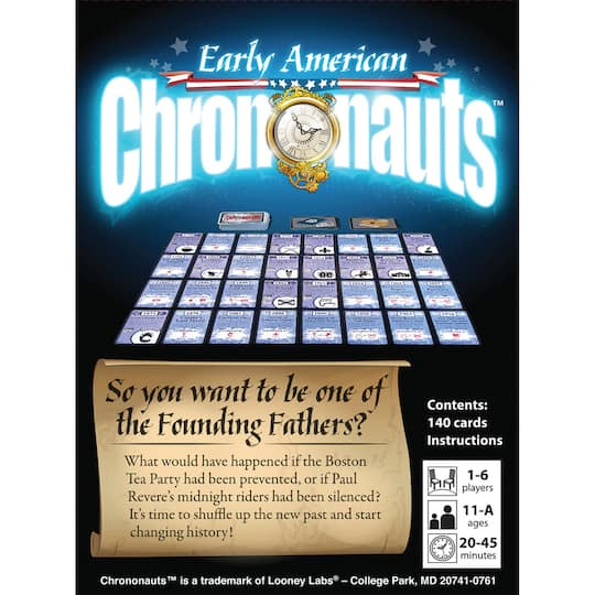 Looney Labs Early American Chrononauts™ Card Game Michaels